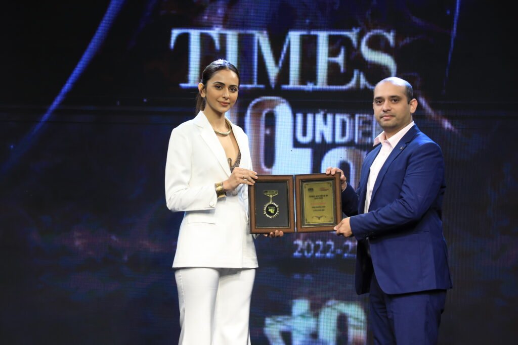  Livlong 365’s Founder & CEO, Gaurav Dubey Felicitated at Times 40 Under 40