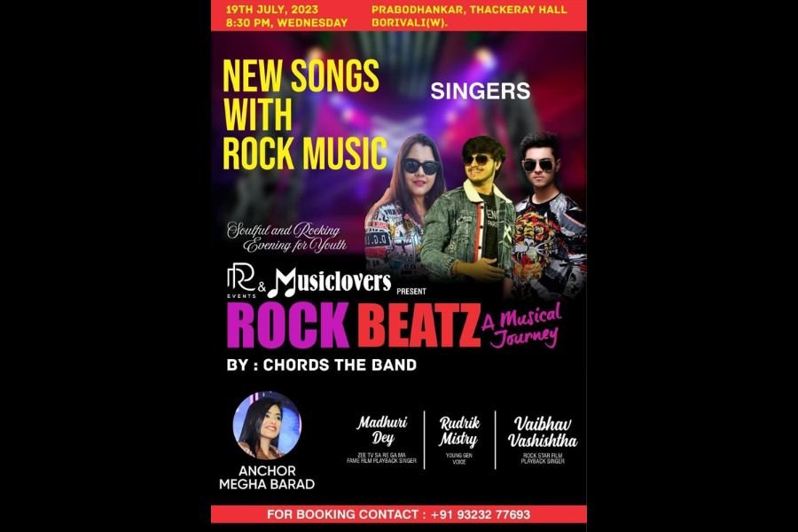 RR Events presents the highly-anticipated Rock Beatz concert in the financial capital city of Mumbai On the 19th of July, 2023.