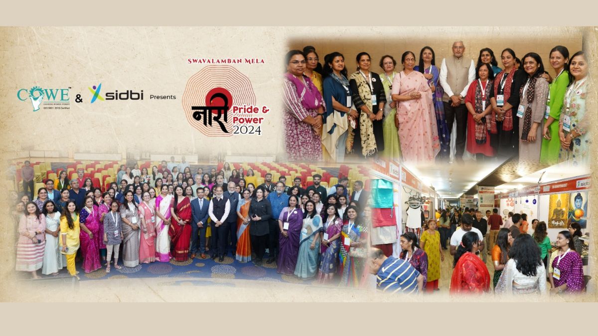 Overwhelming response to Swavalamban Mela “Nari Power and Pride 2024” presented by COWE & SIDBI hosted at Karnavati Club, Ahmedabad