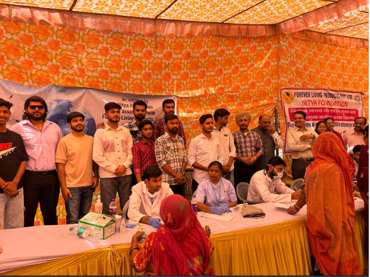 Forever Living Products (India) Collaborates with Nitya Foundation for a Successful Medical Outreach program in Jaipur