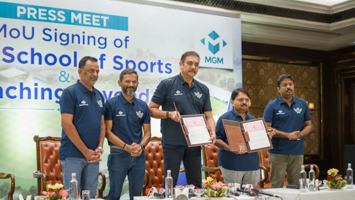 MGM School of Sports Signs MoU with Ravi Shastri’s Coaching Beyond Cricket Academy