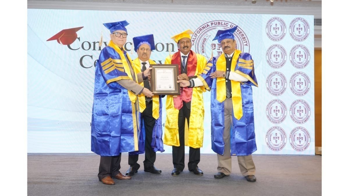 Pramod Kumar Sinha, VP of AIFAS, Honored with Ph.D. in Astrology, Vastu, and Economics