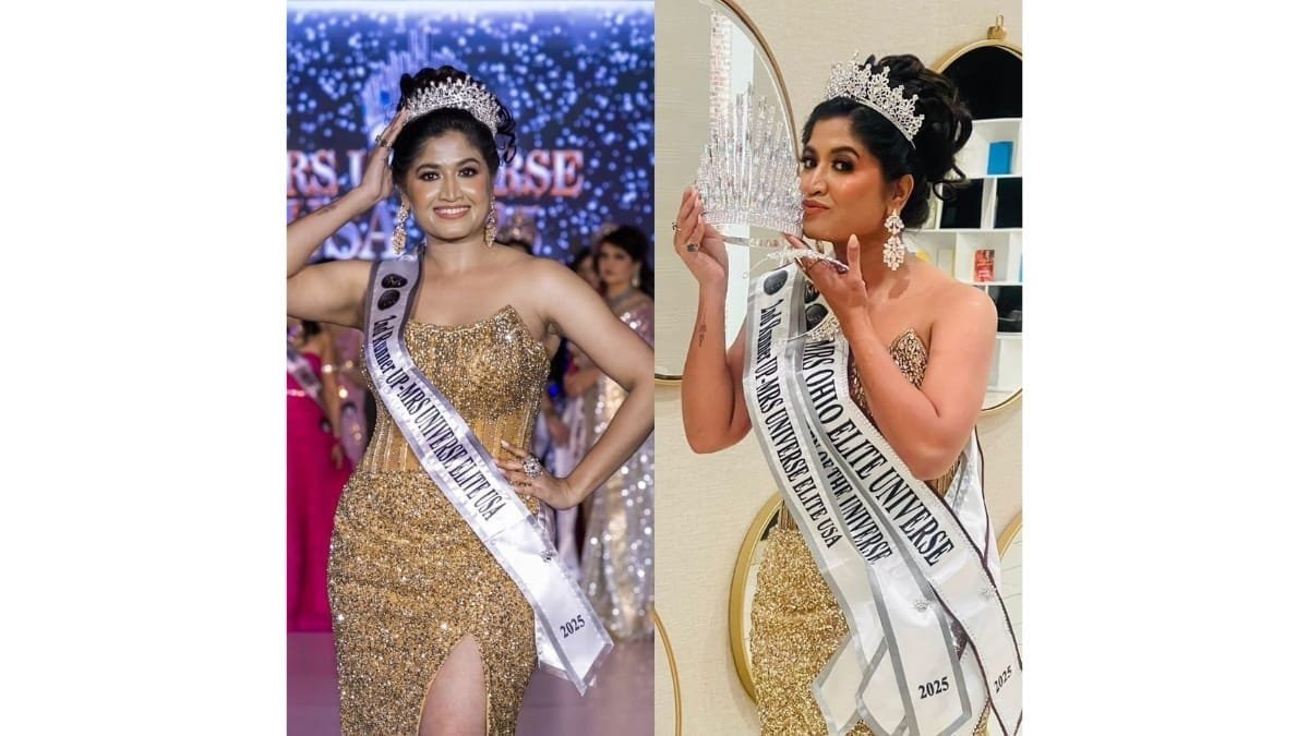 Dr. Neha Rekapalli Wins Mrs. Universe Ohio Elite 2025 and  Two 2nd Runner-Up Titles