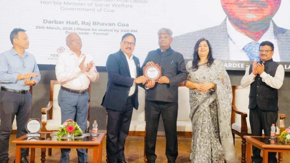 IAS Officer Dr. Heera Lal Honored with Impact Beyond Measure CSR Award at Raj Bhavan, Goa