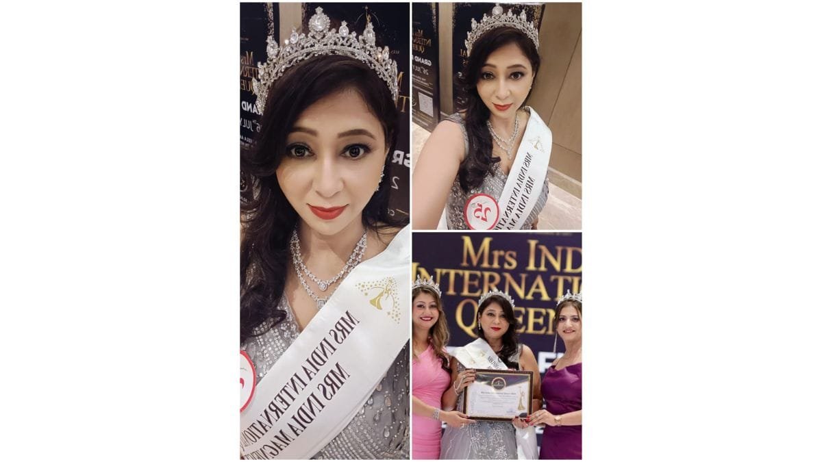 Odisha’s Manasi Dasmohapatra Wins ‘Mrs. Magnificent’ Title at Mrs. India International Queen 2025