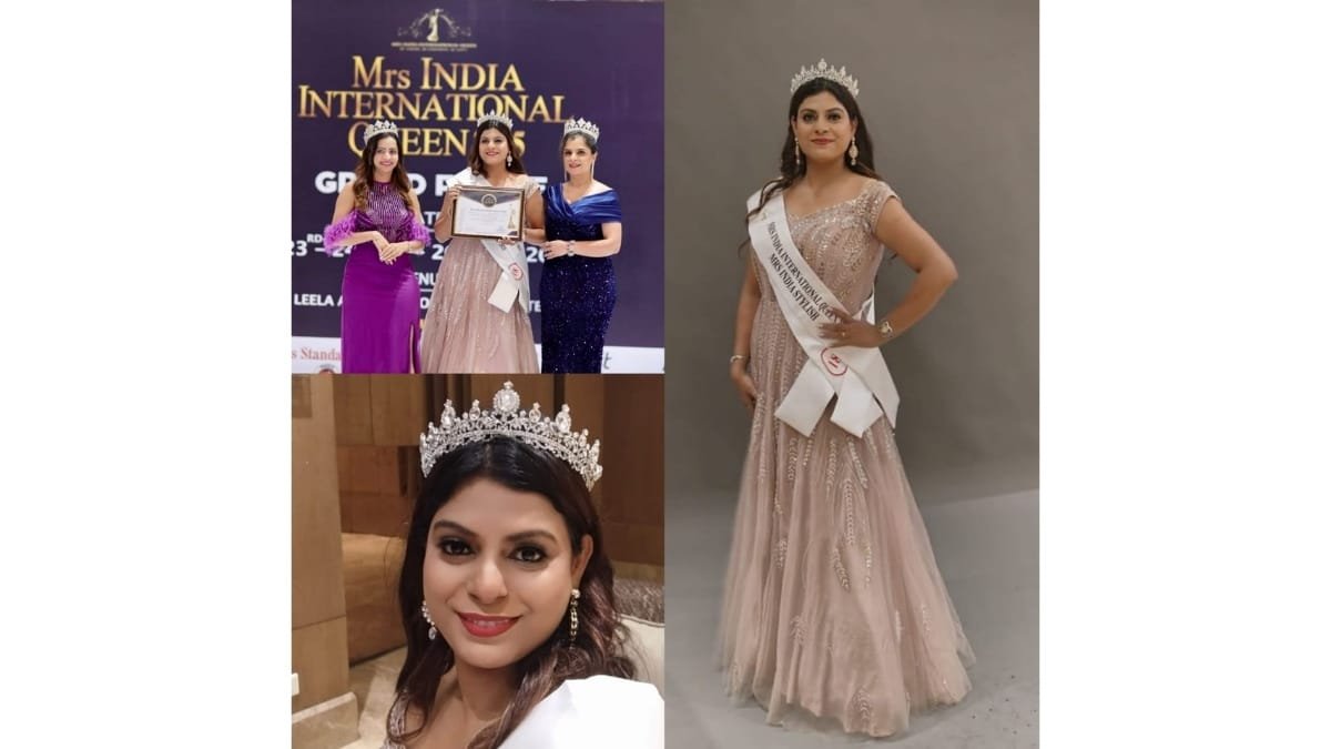 Gurugram’s Jayeeta Sinha Crowned ‘The Most Stylish Diva’ Title Winner at Mrs India International Queen – A Journey of Style, Strength, and Purpose