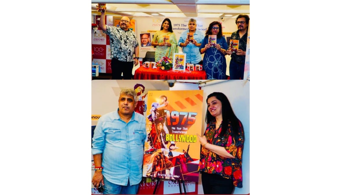 A blockbuster book launch of  “1975 The Year That Transformed Bollywood” by Pratik Majumdar
