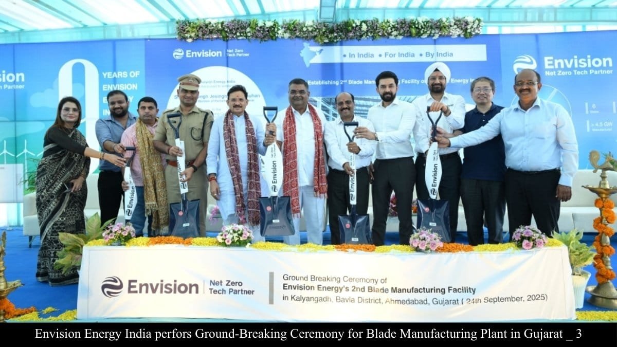 Envision Energy India Performs Ground-Breaking Ceremony for Blade Plant in Gujarat