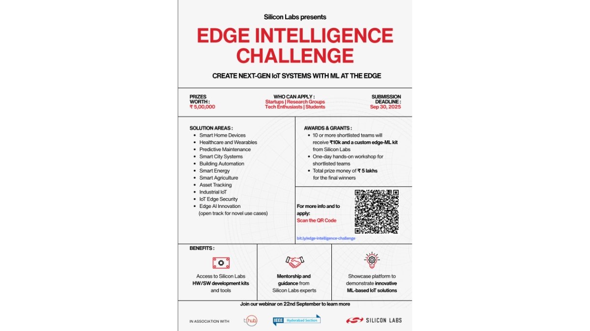 Silicon Labs launches Edge Intelligence Challenge to power Indiaâ€™s Tech Innovation Journey