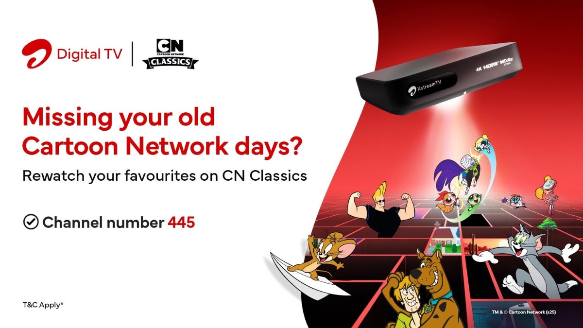 Airtel Expands Entertainment Offerings with Exclusive Launch of Airtel Cartoon Network Classics