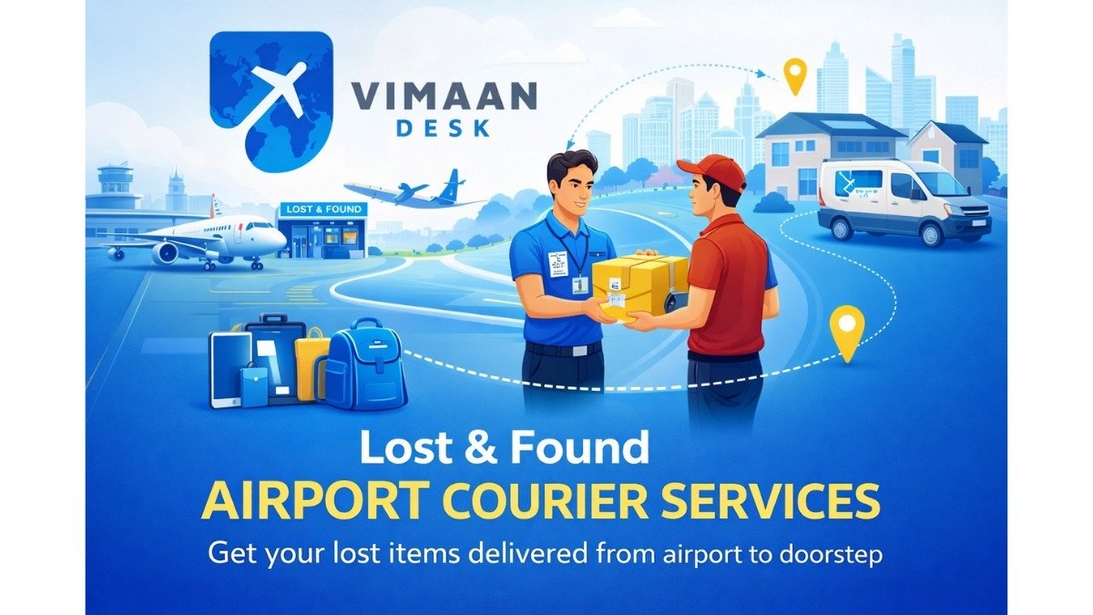 Forgot It at the Airport? Vimaan Desk Strengthens Airport Lost & Found Courier Network Across India’s Major Aviation Hubs