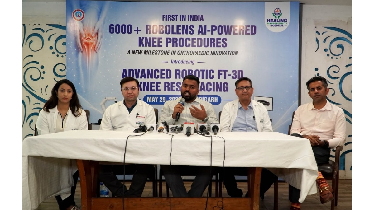 Healing Hospital crosses over 6,000 AI-based RoboLens knee procedures, launches advanced robotic FT-3D programme